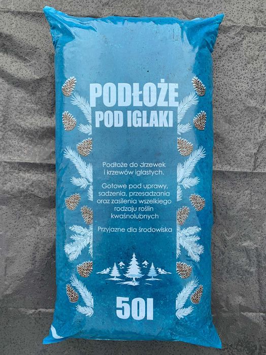 Podłoże pod iglaki, kwaśna ziemia 50l warszawa i okolice