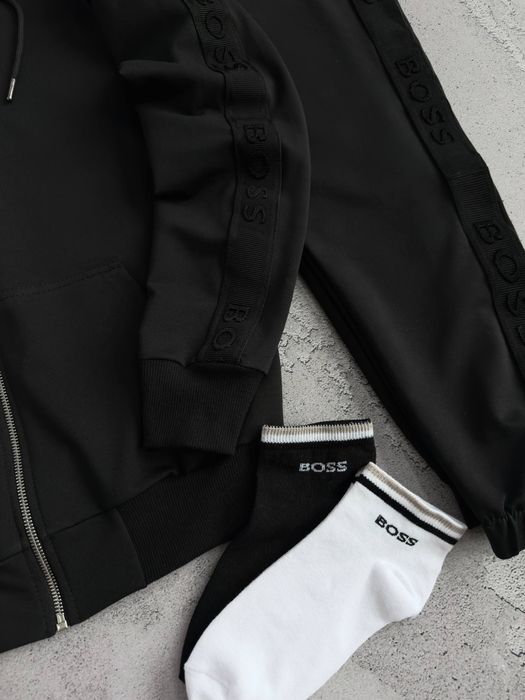 Костюм Спортивний Чоловічий Black! Спортивный Костюм Мужской! Матеріал Бавовна Двухнитка! Костюм + Шкарпетки у ПОДАРУНОК! Розміри S-XXL!