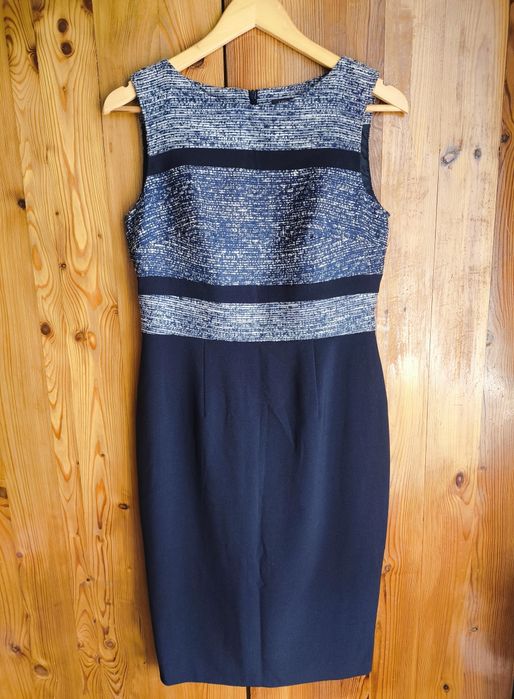 M&S sukienka premium midi wizytowa  36 S - 38 M