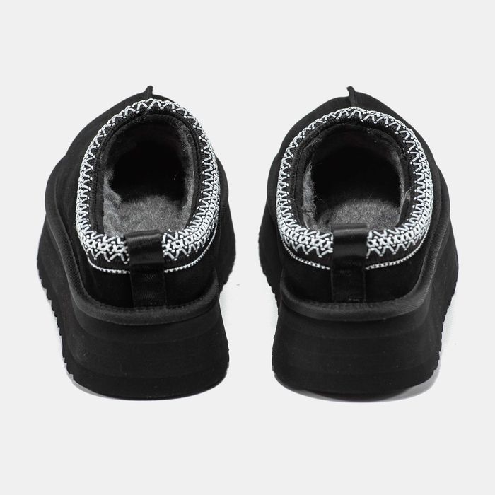 Уггі UGG Tasman Platform All Black Luxe угги осінні/зимові з хутром