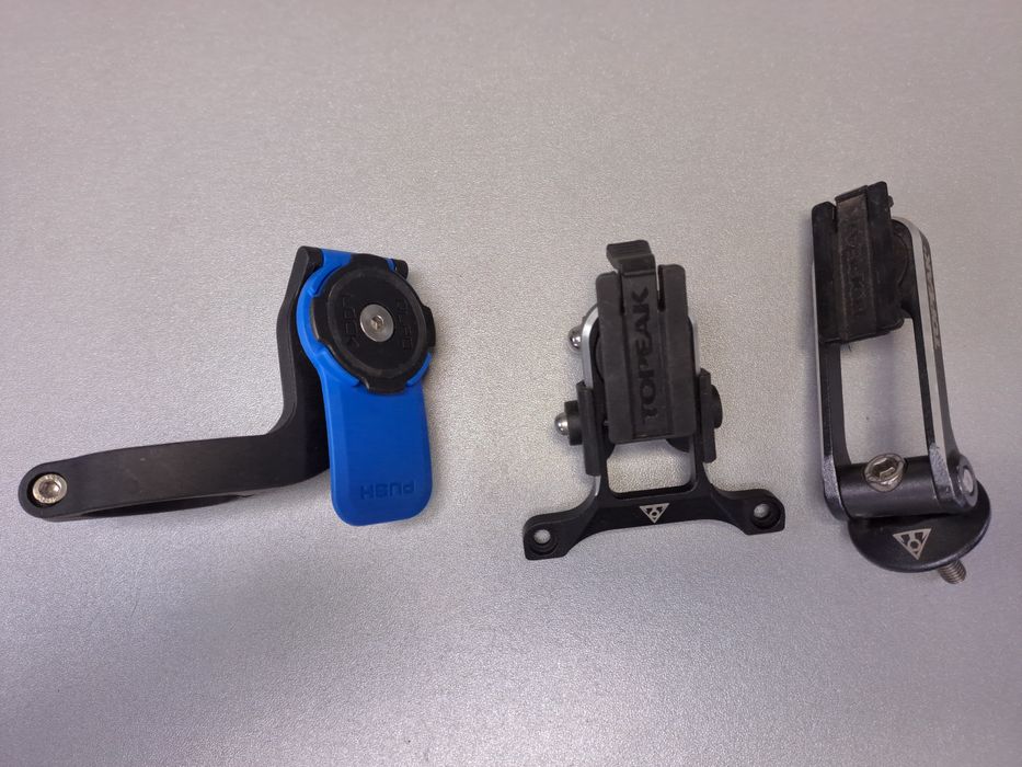 Кріплення під ліхтарі, Garmin, під причепи, під замки Abus, дзв. Knog