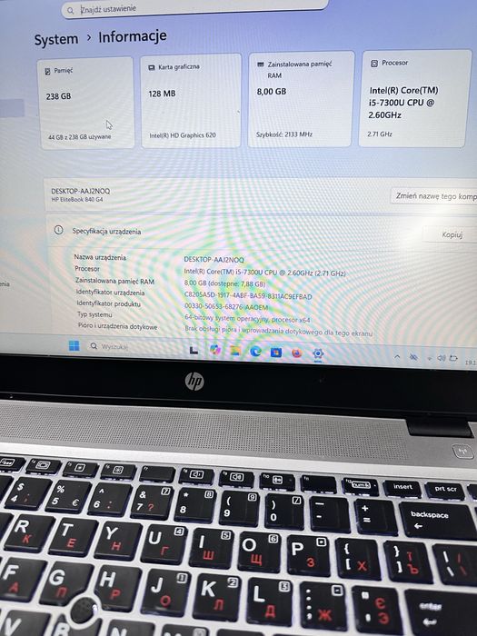 Laptop HP Elitbook840 G4