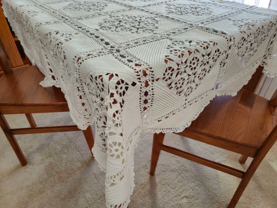 Toalha em crochet