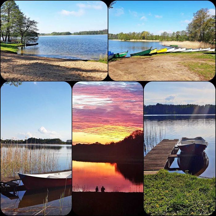 Domek Mazury,jezioro Wersminia 8os na wyłączność, SUP, plac zabaw,plaża,ryby
