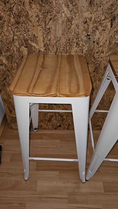 2 bancos Altos 31x31 75cm de altura