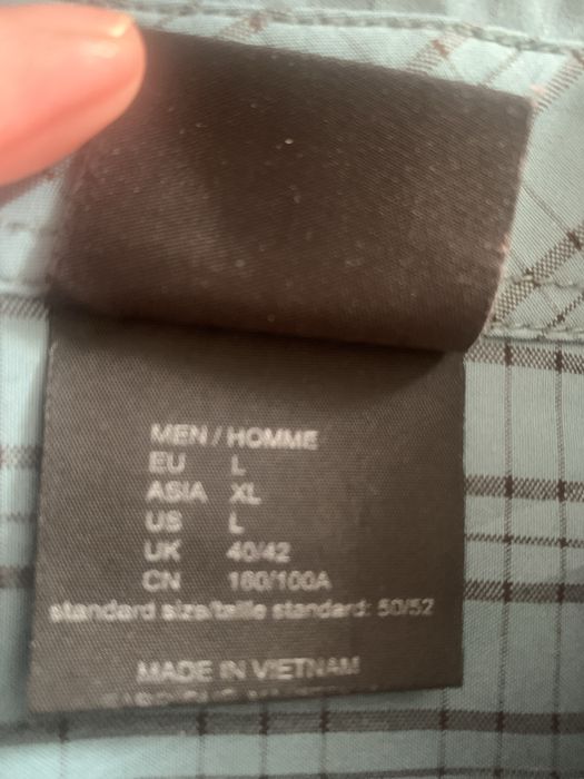 Чоловіча сорочка Jack Wolfskin QMC, р 40/42