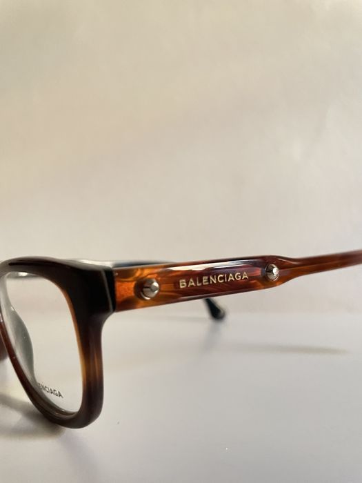 Balenciaga Oryginalne Okulary Zerówki w Panterke Oprawki Okazja!