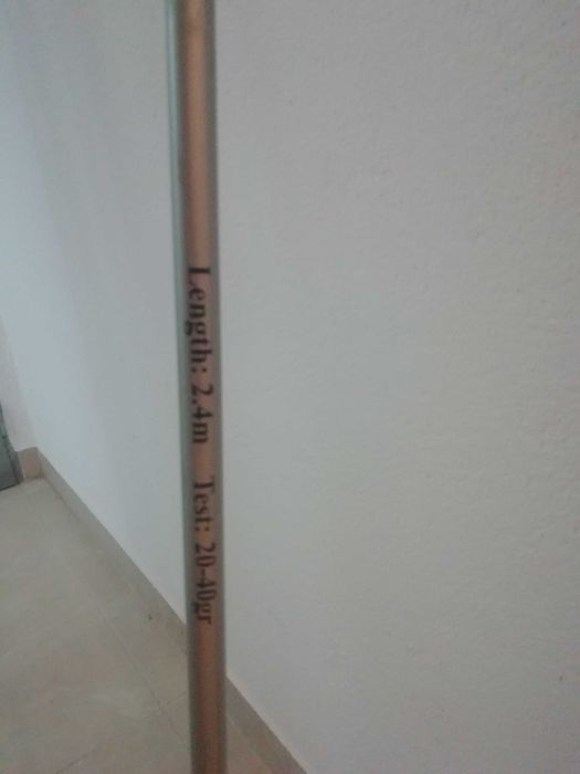 Conjunto de 7 canas de pesca