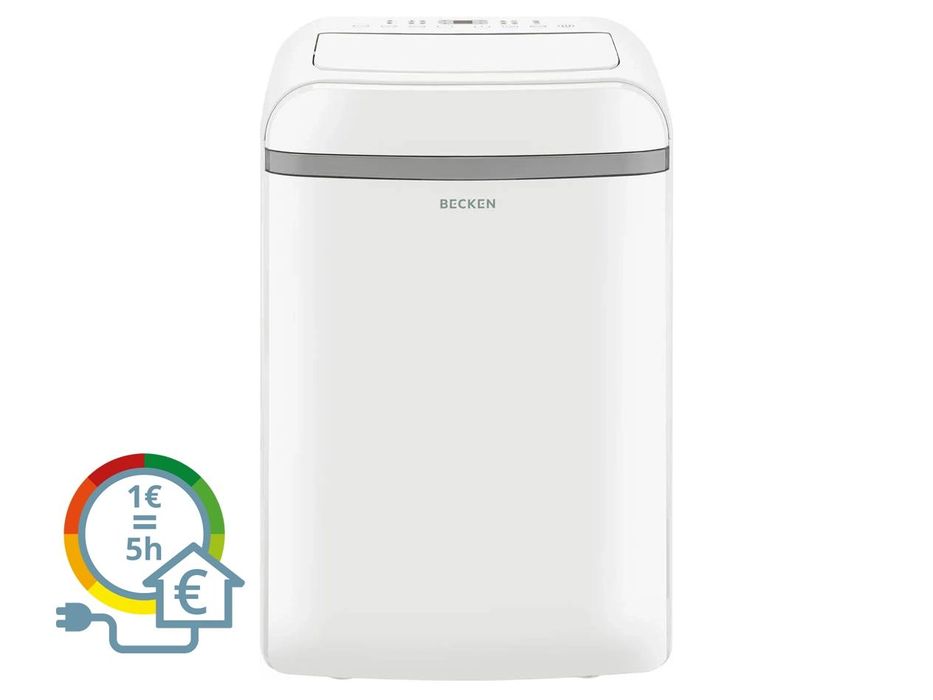 Ar Condicionado Portátil BECKEN BAC4255 (23 m² - 12000 BTU - Branco