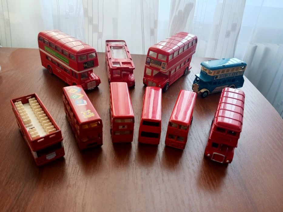 Червоний автобус металевий London bus дитячий