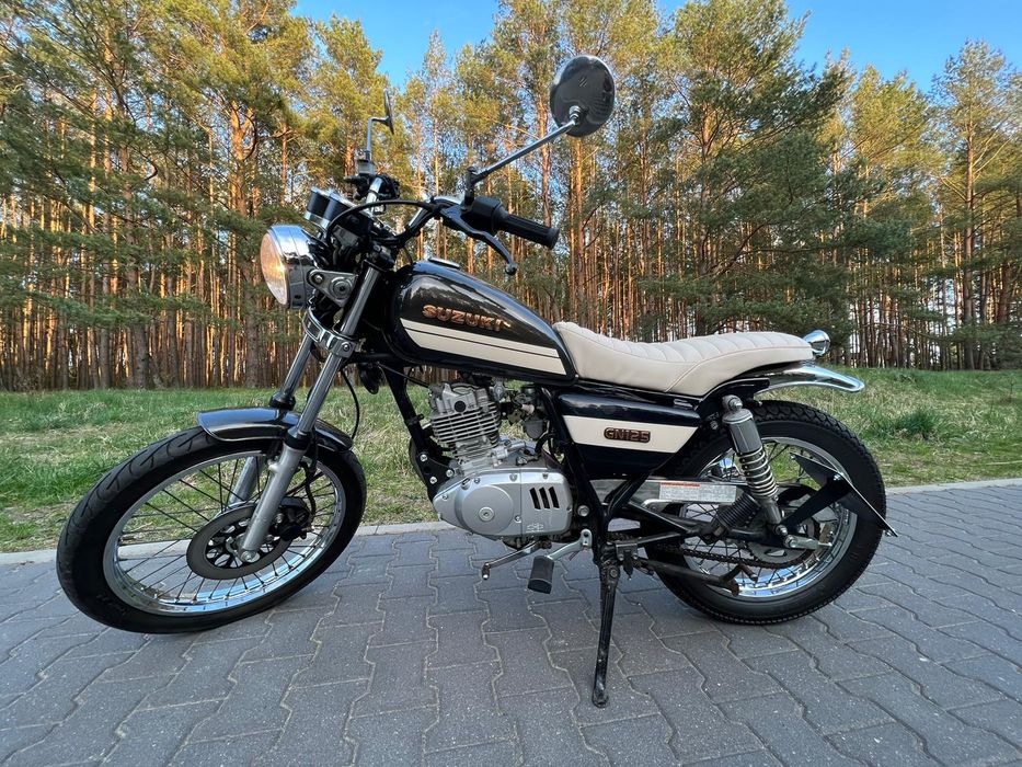 Suzuki gn custom, przebudowany,