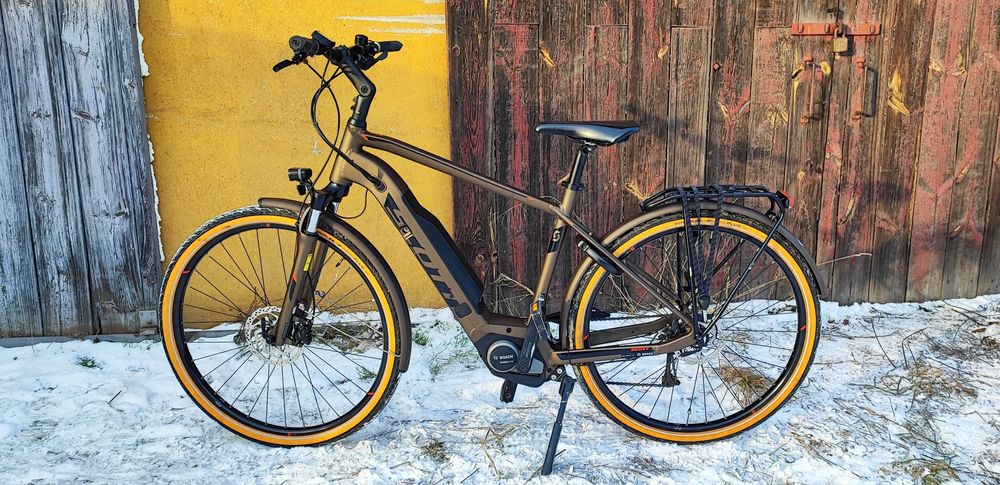 Rower Elektryczny męski SCOTT Sub Active eRide (L) BOSCH 500Wh ŚLICZNY