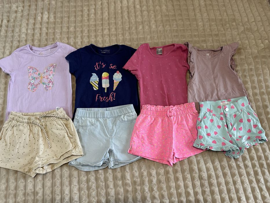 Пакет літніх речей Carter’s, H&M на 3-4 роки