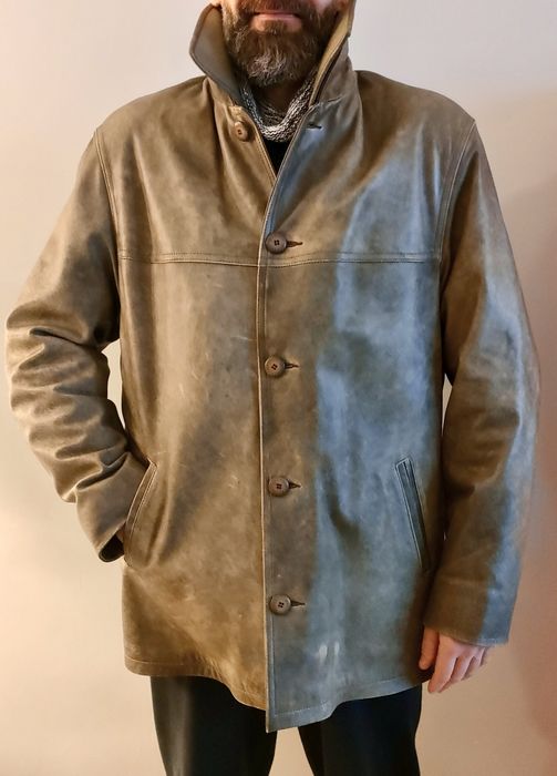 Kurtka skórzana męska Marbet, klasyk