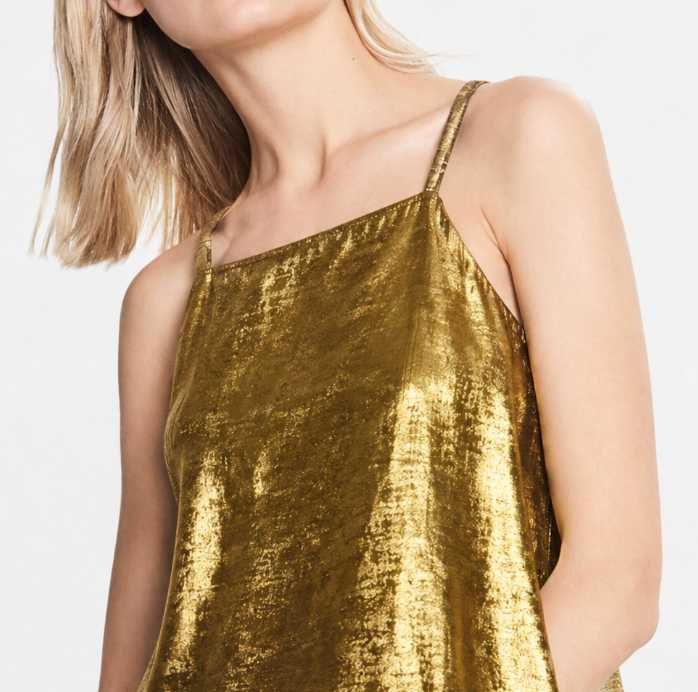 Złoty top bluzka rozmiar L XL