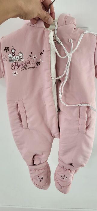 Kombinezon zimowy 6 m-cy * Gratis ubranka 62/68 + zabawki niemowlęce