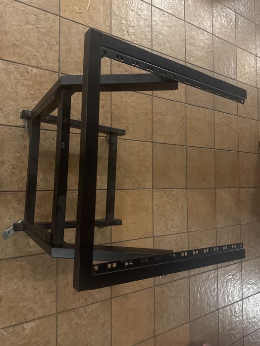 rack de estúdio móvel de 19 polegadas com rodas