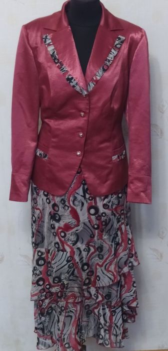 Летний сарафан вискоза р. 52+, костюм пиджак юбка