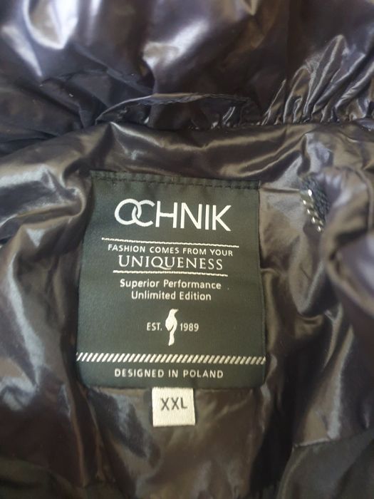 OCHNIK Pikowana czarna ocieplana kurtka damska KURDT 2XL