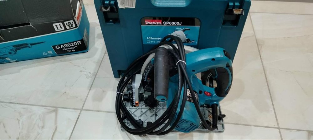 Zagłębiarka Makita SP6000J + 2x prowadnice 1,5M bez gwarancji