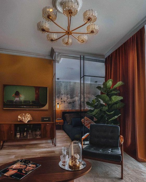 42,5 m² | 2 pokoje | Posag 7 Panien | Wyjątkowe wnętrze w stylu mid-century | Loggia | Miejsce parkingowe w cenie, Posag 7 Panien