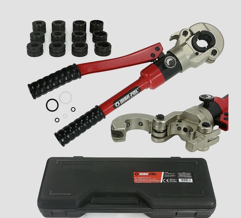 Zaciskarka hydrauliczna 12T do rur U, TH, V