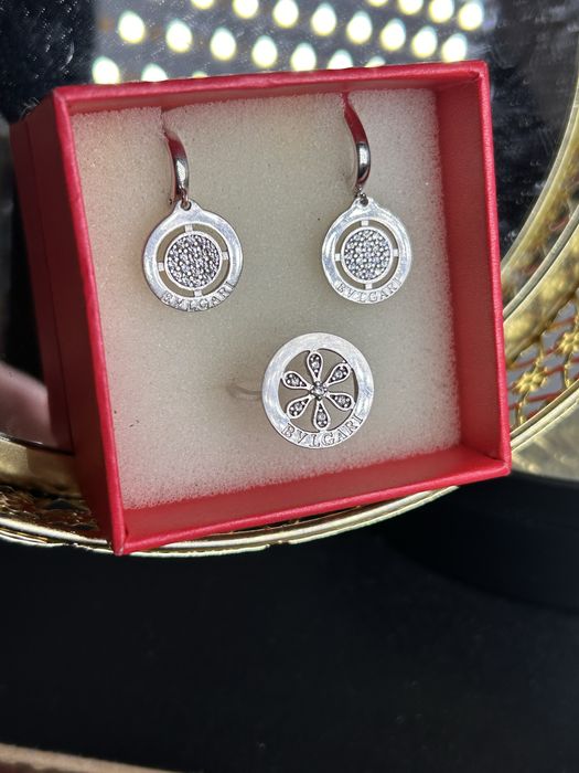 Набір прикрас Bvlgari серебро 925 пробы !