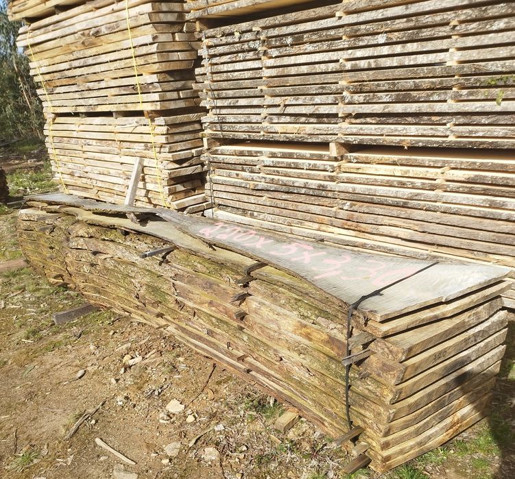 Madeira de castanho nacional Div grossuras