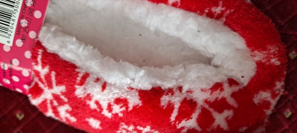 Papcie, bambosze antypoślizgowe 39-40 2 pary