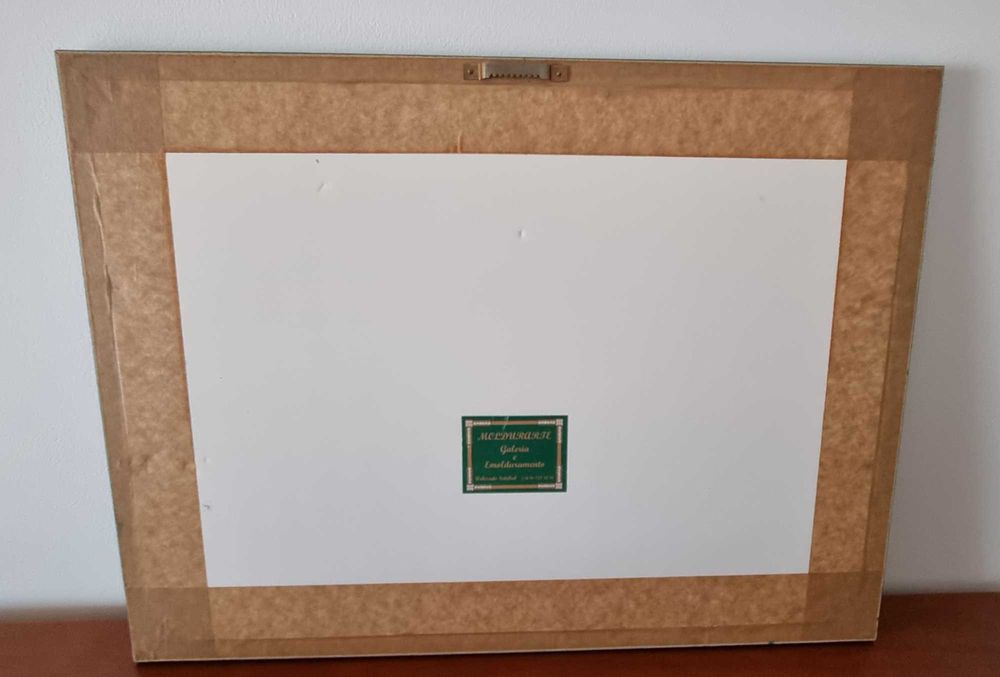 Quadro decorativo – Puzzle ilustrado de futebol (emoldurado)