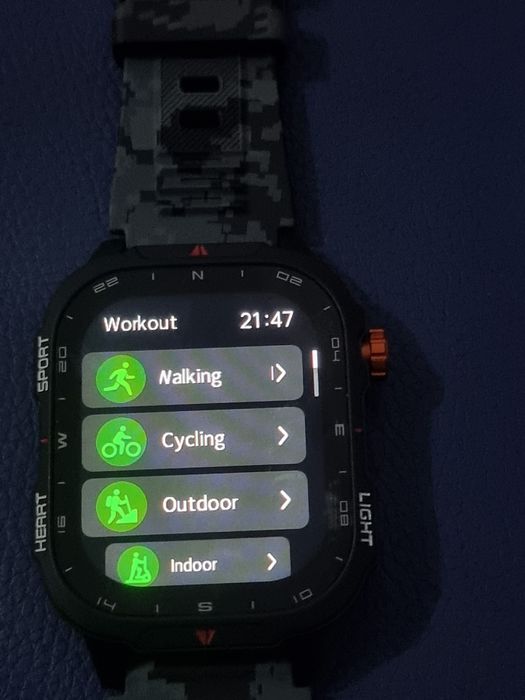 Smartwatch TAOMELY 1100mAh – 20–30 Dias de Bateria, IP68, 100+ Modos D