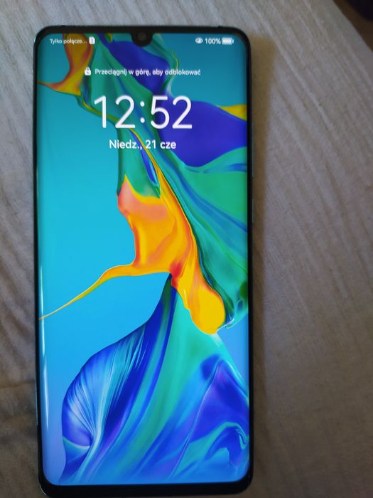 Huawei P30 Pro 6/128GB Aurora | EKRAN IGŁA OLED (Działa!) | Full Zestaw, Etui THE CROW, Papiery