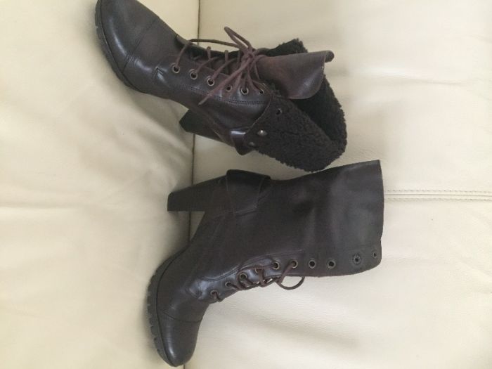 Botki kozaczki skóra rozmiar 37