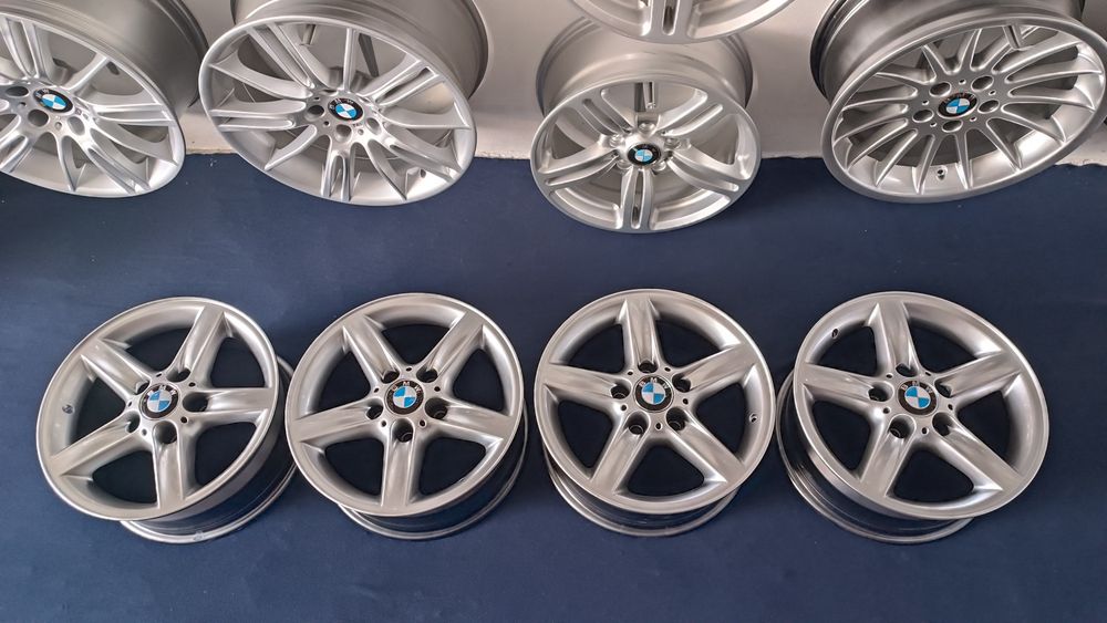Jantes bmw 16 style 43 pintura policromada completamente novas