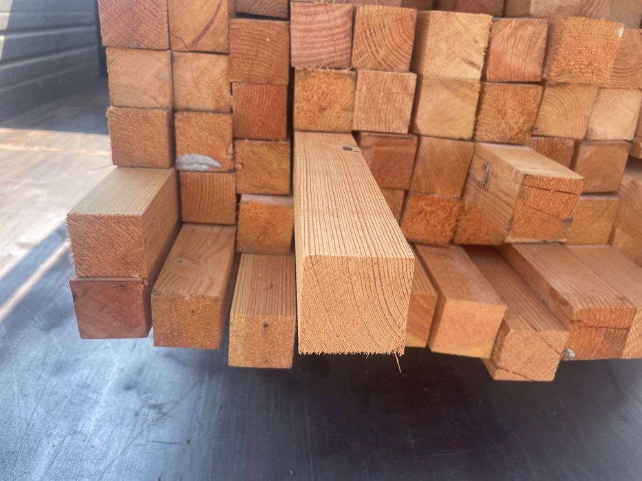 Kantówka jasna* prosta *strugana* 50x50x170