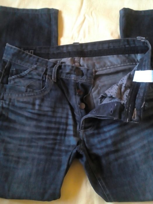 Calças ganga escura Dark Label Colletion, size 30 tamanho 42