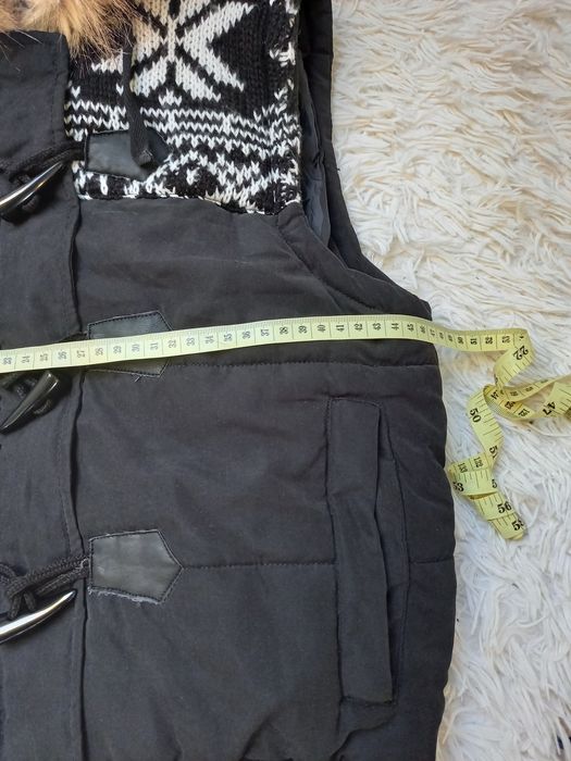 Bezrękawnik damski czarny rozmiar 38