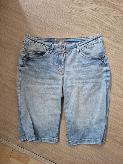 Piękne bermudy jeansowe cecil M/L