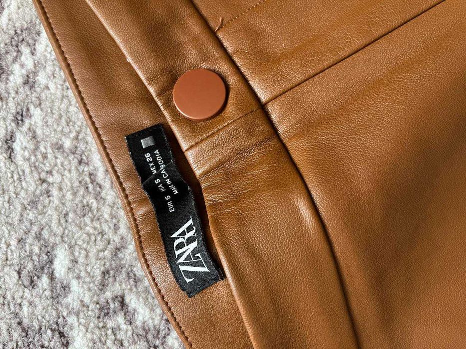 Лосины из эко-кожи Zara