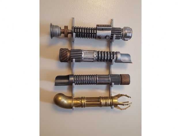 Modułowy Wieszak na Miecze Świetlne - Druk 3D