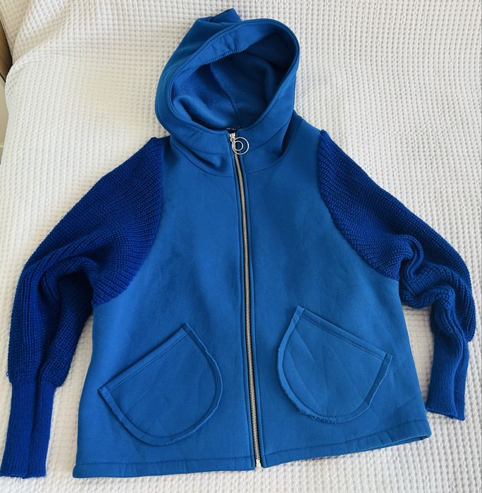 Chabrowa cieplutka bluza