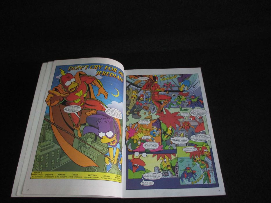 Livro BD Wingding Matt Groenning Simpsons Comics 1ª edição 1997