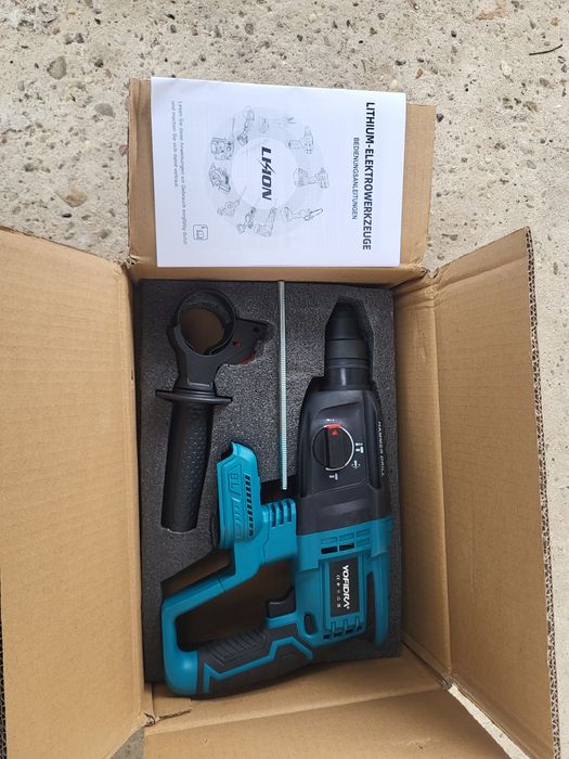Młotowiertarka akumulatorowa Yofirda Sds+ plus. System Makita