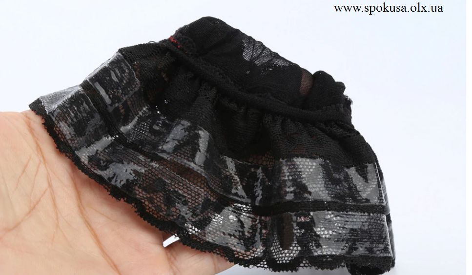 Чулки на силиконовой резинке - ITALY качество 20DEN (черный/телесный)