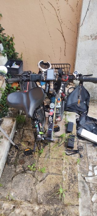 Bicicleta  Eléctrica Dobrável com Motor Bafang 1000W 48V