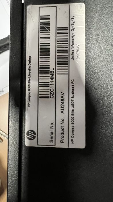 HP Compaq 8000 elite