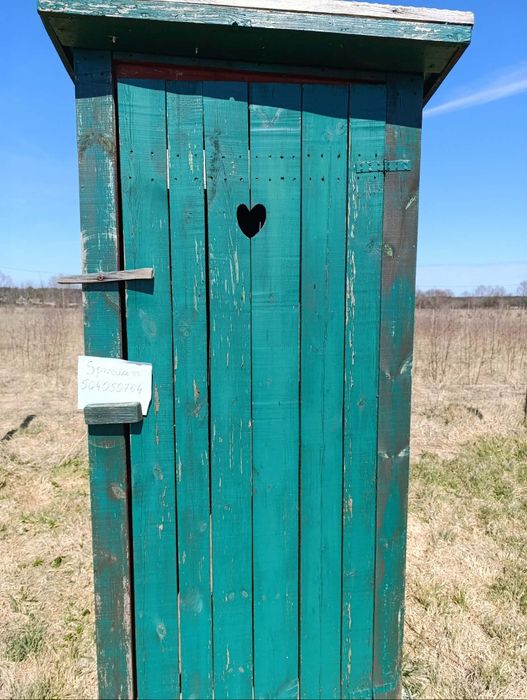 Kibelek drewniany wychodek WC toaleta toy toy