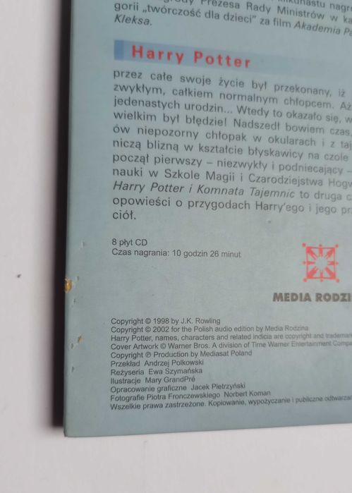 J. K. Rowling - Harry Potter i Komnata Tajemnic [audiobook, CD]
