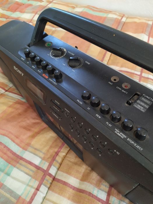 Rádio Cassette-Corder SONY