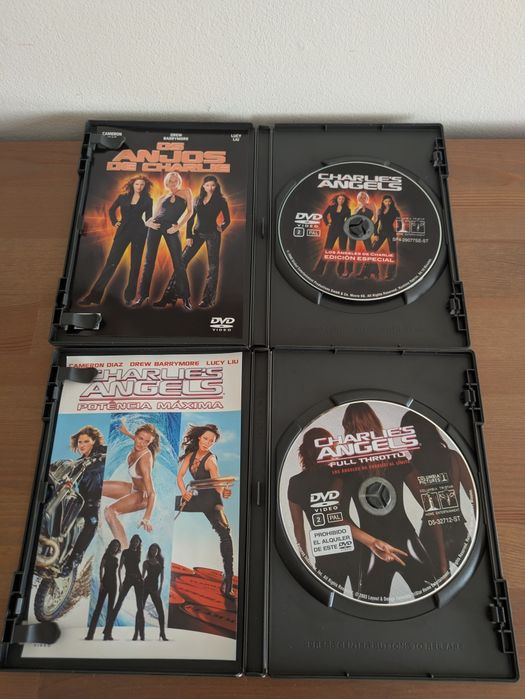 DVD Duplo - " Anjos de Charlie I e II" edição especial (COMO NOVO)